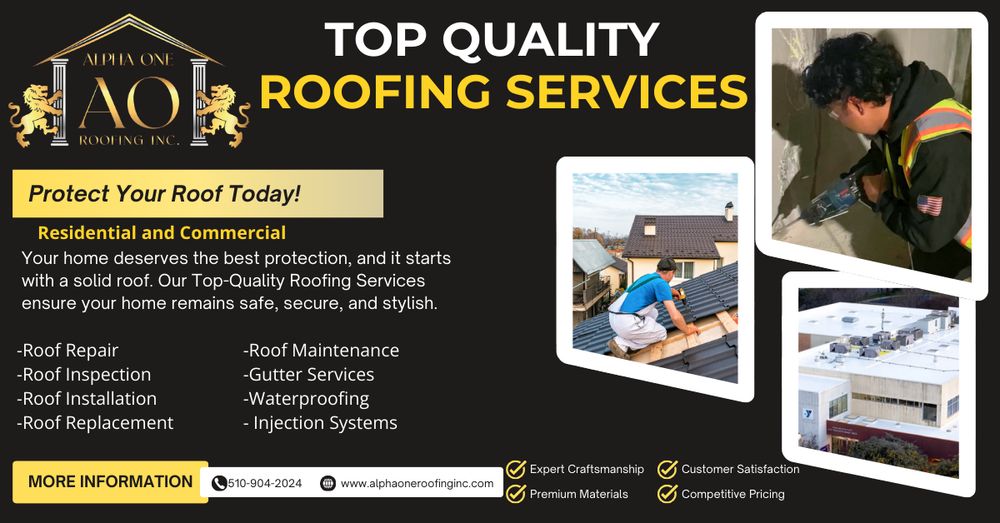 Slide of Alpha One Roofing