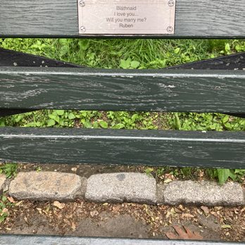 Central Park Conservancy - For a donation you can dedicate a plaque on a bench in Central Park - this one was romantic :) - Parks Near Me - New York, New York