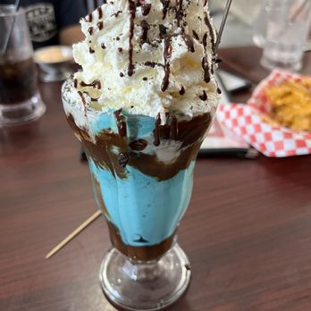 The Corner Shop - Cookie Monster ice cream sundae - Ice Cream & Frozen Yogurt Near Me - Bramwell, West Virginia The Corner Shop - Cookie Monster ice cream sundae - Ice Cream & Frozen Yogurt Near Me - Bramwell, West Virginia