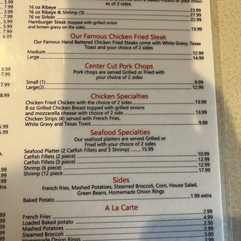 Neinast Resturant - the menu - Mexican Near Me - Somerville, Texas