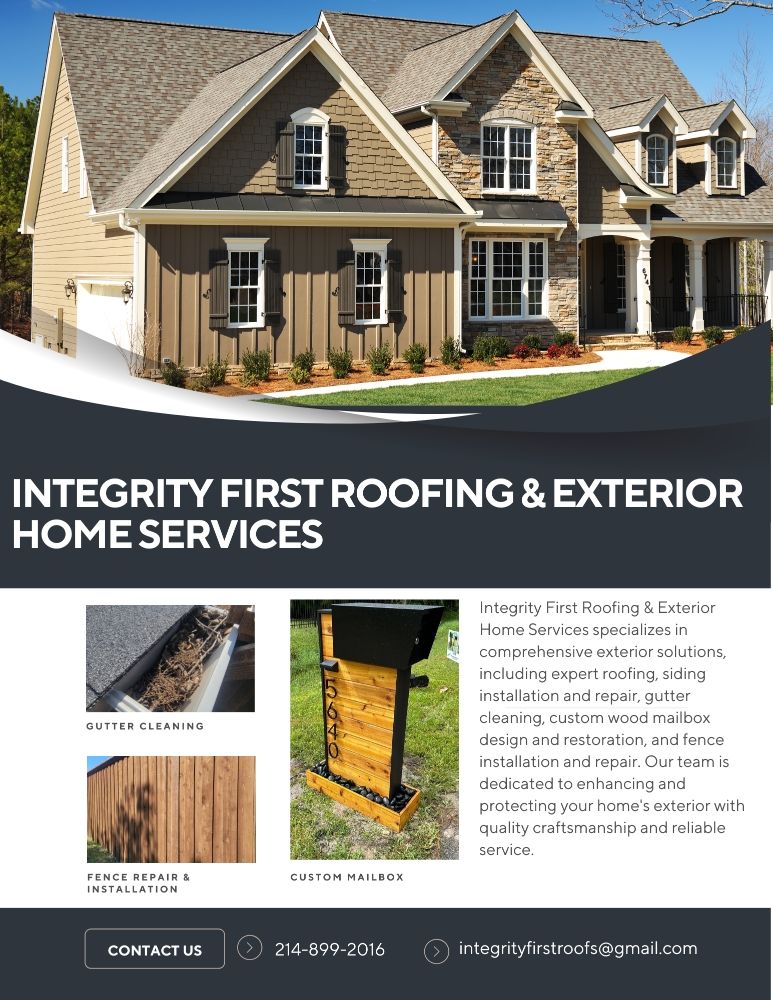 Slide of Integrity First Roofing