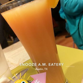 Snooze, an A.M. Eatery - Mmm-mosa - Breakfast & Brunch Near Me - Austin, Texas Snooze, an A.M. Eatery - Mmm-mosa - Breakfast & Brunch Near Me - Austin, Texas