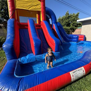 Gee Jumpers - Water slide pool combo - Party Equipment Rentals Near Me