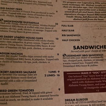 Dreamland BBQ - Dreamland Menu - Barbeque Near Me - Duluth, Georgia Dreamland BBQ - Dreamland Menu - Barbeque Near Me - Duluth, Georgia