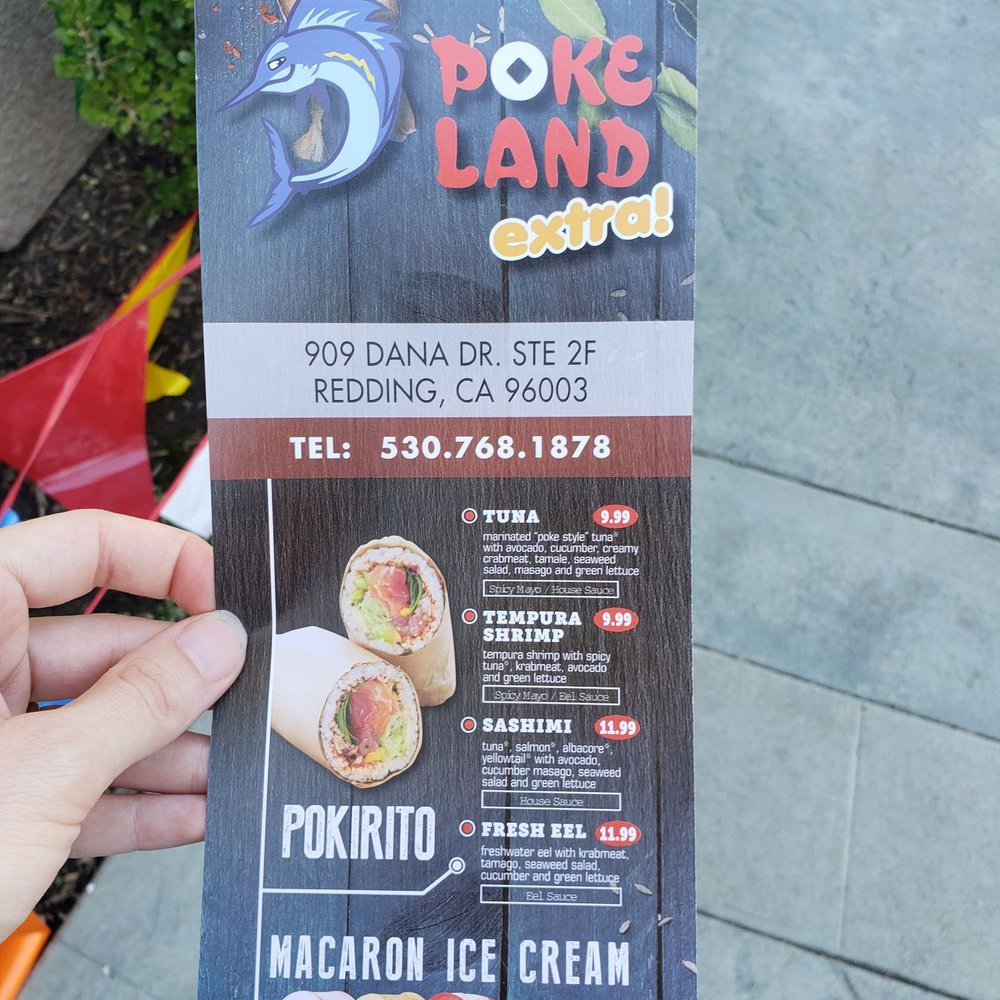 Poke Land Extra - menu - Poke Near Me - Redding, California Poke Land Extra - menu - Poke Near Me - Redding, California