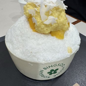 Noon Korean Bingsoo House - mango sago bingsoo (shareable) - Desserts Near Me - La Mirada, California