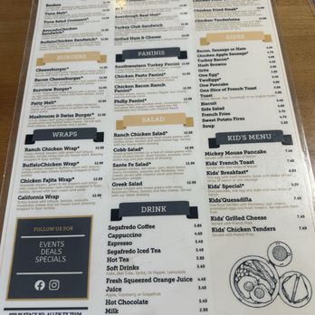 Sunview Cafe - menu - Breakfast & Brunch Near Me - Allen, Texas
