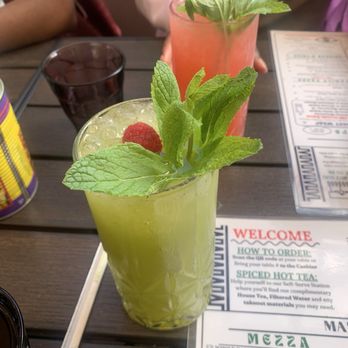 Mazra - Mint Lemonade & Raspberry Lemonade - Mediterranean Near Me - San Bruno, California