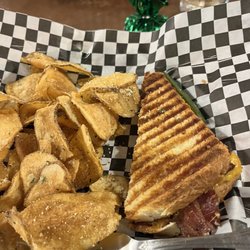 Downtown Bistro - Blackberry grilled cheese, already devoured half!