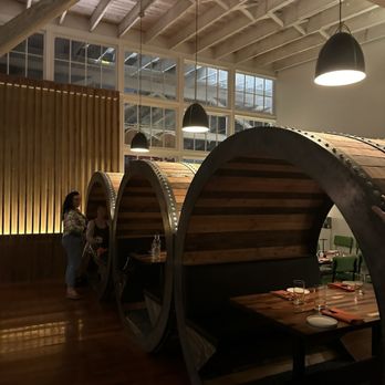 Salted Mill - Barrel booths - New American Near Me - Walla Walla, Washington Salted Mill - Barrel booths - New American Near Me - Walla Walla, Washington