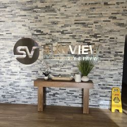 Sunview Respiratory and Rehab - Wall display when you first walk in.