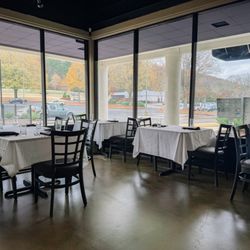 Semi-private dining space