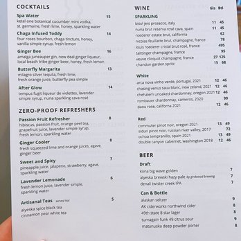 Two Trees Bistro - Menu 2 - New American Near Me - Anchorage, Alaska