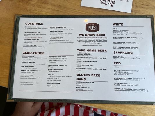 Menu photo 1 The Post Colorado - Rosedale Denver, CO Menu photo 1 The Post Colorado - Rosedale Denver, CO