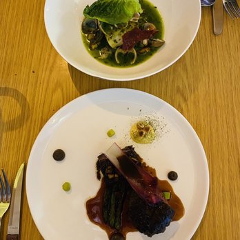 The Olde Glen - Filet of beef with short rib and asparagus and cod with mussels - Irish Pub Near Me - Carrigart, DL The Olde Glen - Filet of beef with short rib and asparagus and cod with mussels - Irish Pub Near Me - Carrigart, DL