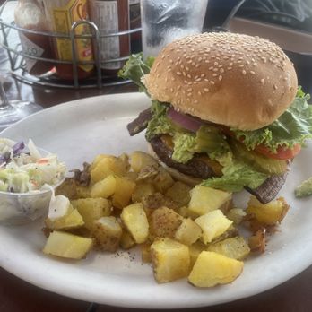 Blue Sky Bistro - Cali Burger, good tasting potatoes - Seafood Near Me - Morro Bay, California Blue Sky Bistro - Cali Burger, good tasting potatoes - Seafood Near Me - Morro Bay, California
