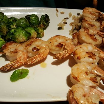 Red Lobster - Red Lobster - wood grilled shrimp skewers, added roasted brussel sprouts - Seafood Near Me - Citrus Heights, California Red Lobster - Red Lobster - wood grilled shrimp skewers, added roasted brussel sprouts - Seafood Near Me - Citrus Heights, California