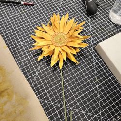 Tandy Leather Factory - We made a sunflower:)