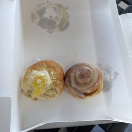Cinnamon Rolls and Lemon pastry Cinnamon Rolls and Lemon pastry
