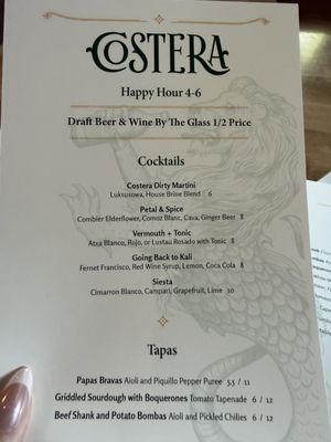 Menu photo 1 Costera New Orleans, LA Menu photo 1 Costera New Orleans, LA