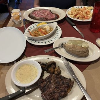New England Steak & Seafood - Queen cut of Prime Rib, pasta side, Lazy Man's Lobster, baked potato and Filet Mignon w/Bernaise sauce. - American Near Me - Mendon, Massachusetts