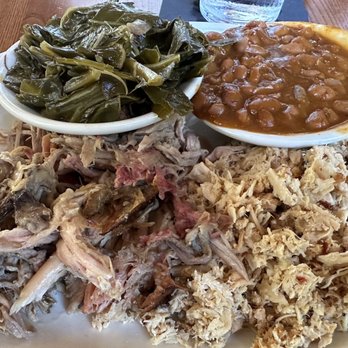 The Pit - Pulled pork, chopped turkey, baked beans and collards - Barbeque Near Me - Raleigh, North Carolina The Pit - Pulled pork, chopped turkey, baked beans and collards - Barbeque Near Me - Raleigh, North Carolina