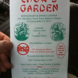 Chow's Garden