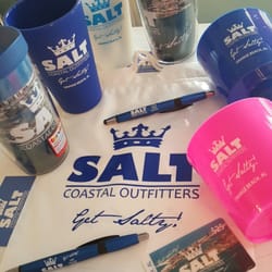 Salt Coastal Outfitters - Branded SALT Coastal Outfitters products - we also have t-shirts.