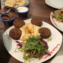 Turkish kitchen - Falafels from appetizer menu... not bad but not light and crispy