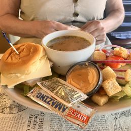 Soup-Salad-Sandwich combo