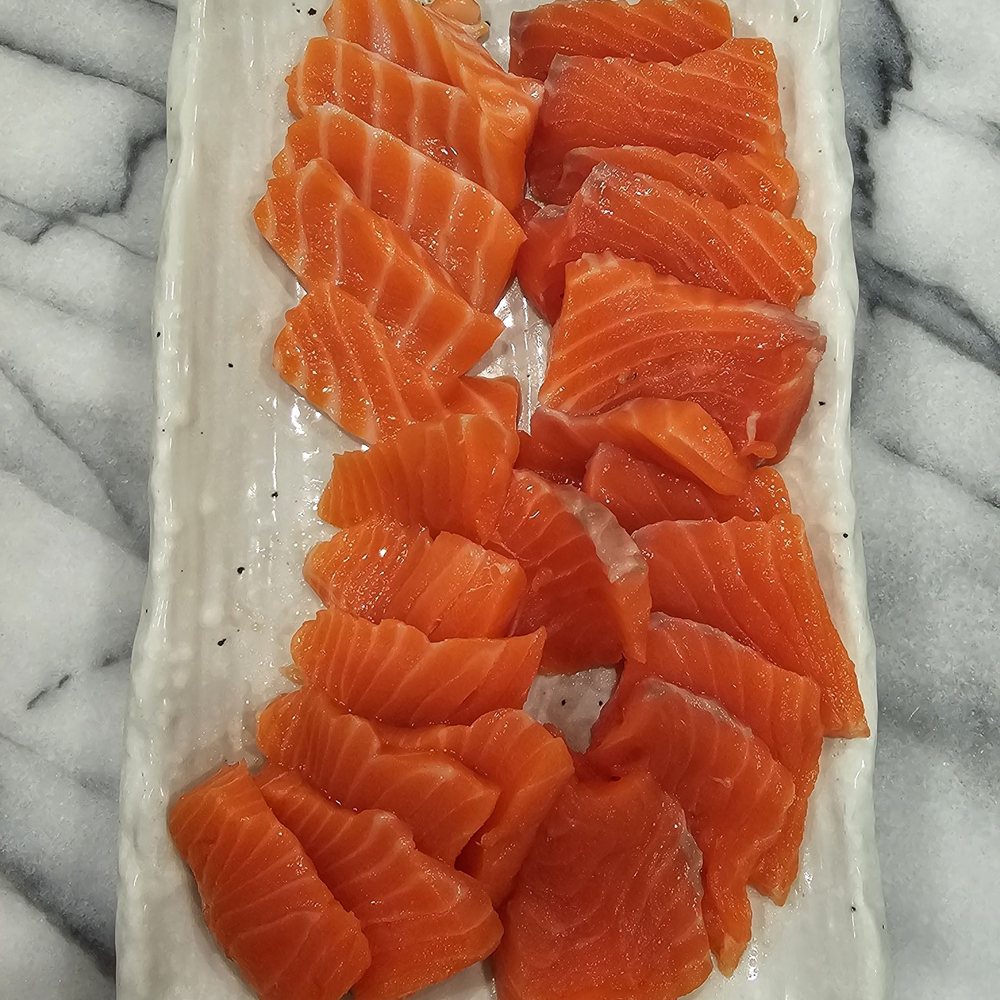 Fresh Ocean Market - Ora King Salmon sashimi ($36/lbs). 6/24/2026 - Seafood Markets Near Me - Anaheim, California Fresh Ocean Market - Ora King Salmon sashimi ($36/lbs). 6/24/2026 - Seafood Markets Near Me - Anaheim, California