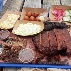 Scotty's Whole Hog Barbecue - A 3 meat, 3 side platter