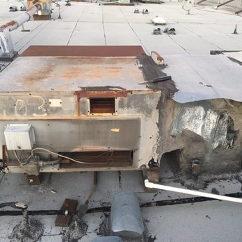 Air Specialist - Extremely old gas electric package unit on a roof (before) - Heating & Air Conditioning/HVAC Near Me Air Specialist - Extremely old gas electric package unit on a roof (before) - Heating & Air Conditioning/HVAC Near Me