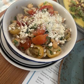 Perla Raw Bar - Chickpea salad - Seafood Near Me - Wilmington, North Carolina Perla Raw Bar - Chickpea salad - Seafood Near Me - Wilmington, North Carolina