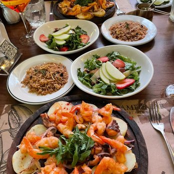 Campomar - Shrimp, octopus, fried rice, salad - Seafood Near Me