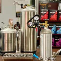 Kedco Wine Storage Systems - Kegerator equipment from the wine and beer making room.