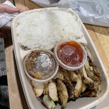 Spoon and Fork - Gai yang over rice - Thai Near Me - Belmont, California Spoon and Fork - Gai yang over rice - Thai Near Me - Belmont, California