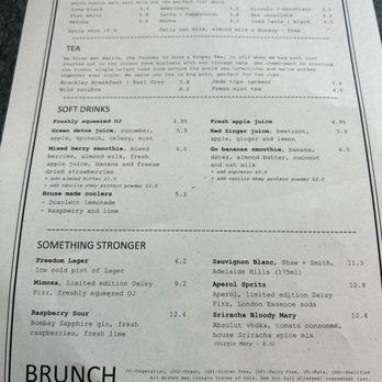 Timmy Green - Menu - Australian Near Me - London, XGL