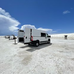 Sunstorm Vans - White Sands in a Camper!