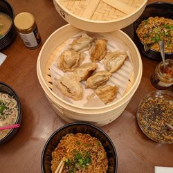 China Station - Dumplings and quick ramen at home...had to make my own dumpling sauce bc they did not give me any for my four orders