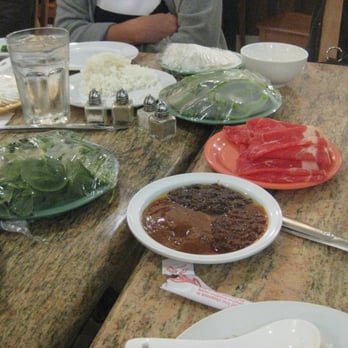 Hot Pot Heaven - tongue meat, sauces and vegetables - Vietnamese Near Me - Honolulu, Hawaii Hot Pot Heaven - tongue meat, sauces and vegetables - Vietnamese Near Me - Honolulu, Hawaii