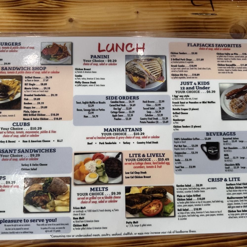 Flap-Jacks Restaurant - Menu - New American Near Me - Brownsburg, Indiana