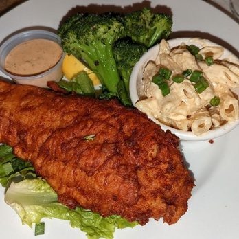 A W Shucks Raw Bar & Grill - Fried fish was OK...huge portion - Bars Near Me - Norfolk, Virginia