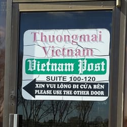 The Vietnam Post - Entrance is at the end of building