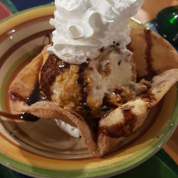 La Casita Olvera - Fried Ice Cream.....melts in your mouth. Yummy. - Mexican Near Me - Whittier, California
