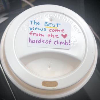 CALI COFFEE - Inspirational message on the lid of my amazing coffee. This place is amazing. - Coffee & Tea Near Me - Hollywood, Florida CALI COFFEE - Inspirational message on the lid of my amazing coffee. This place is amazing. - Coffee & Tea Near Me - Hollywood, Florida