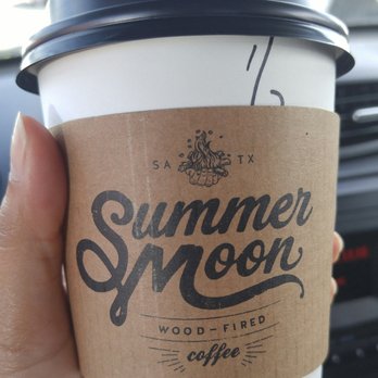 Summer Moon Coffee - My 16 oz half moon latte. - Coffee & Tea Near Me - San Antonio, Texas Summer Moon Coffee - My 16 oz half moon latte. - Coffee & Tea Near Me - San Antonio, Texas