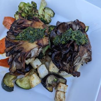 Mountain Terrace - Roasted Hen of the Woods Mushroom entree - Venues & Event Spaces Near Me - Woodside, California