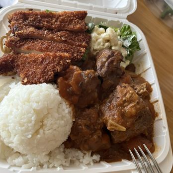 Mark's Place - Mark's Famous Mixed Plate - Hawaiian Near Me - Lihue, Hawaii Mark's Place - Mark's Famous Mixed Plate - Hawaiian Near Me - Lihue, Hawaii