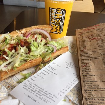 Which Wich - So I get a free 7" sub for my bday. I got the meatball w green chile of course. My meal was only $2.68. Nice. - Sandwiches Near Me - Albuquerque, New Mexico